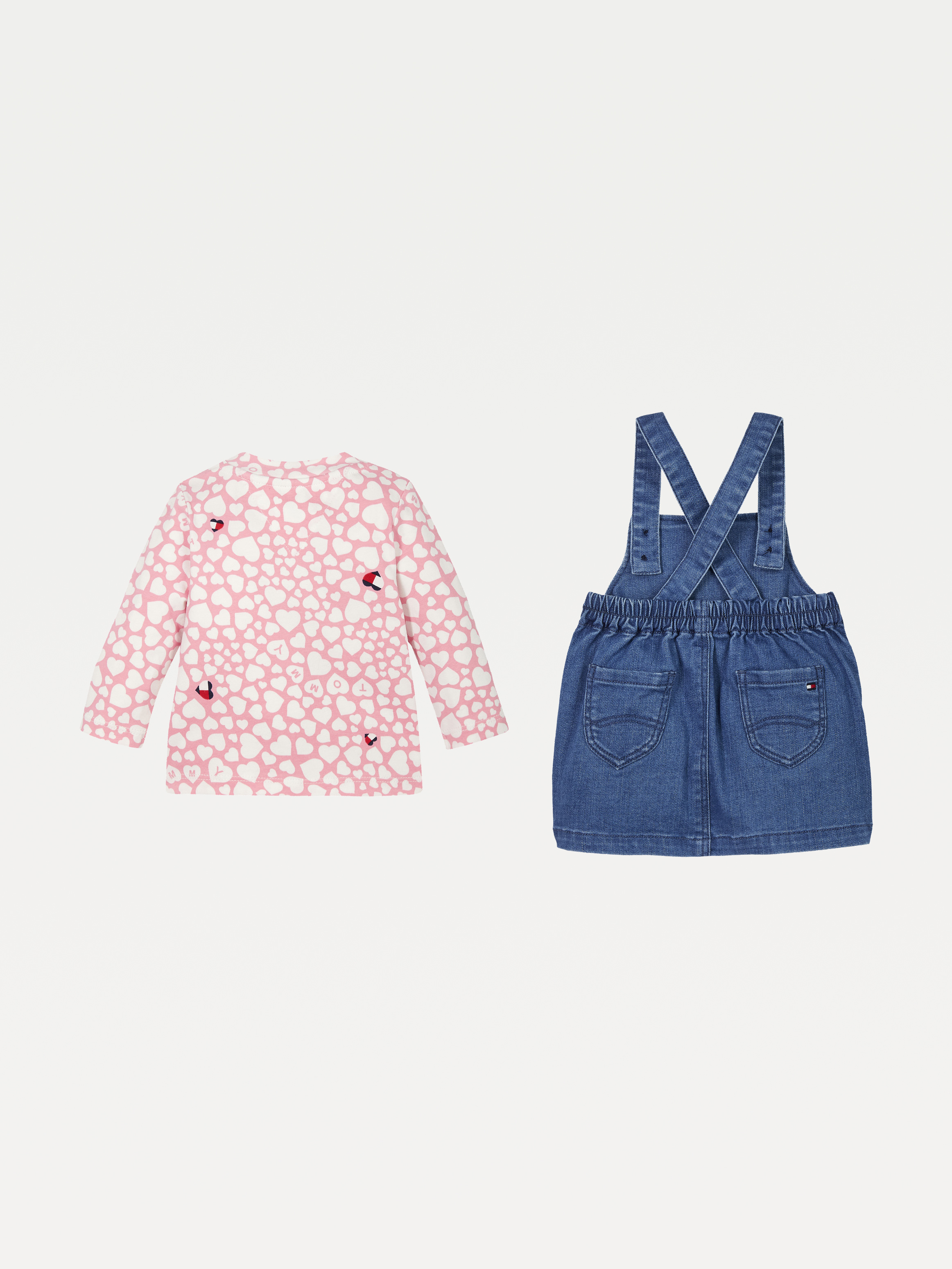 Baby Girl Dungaree Set Baby Tommy Hilfiger