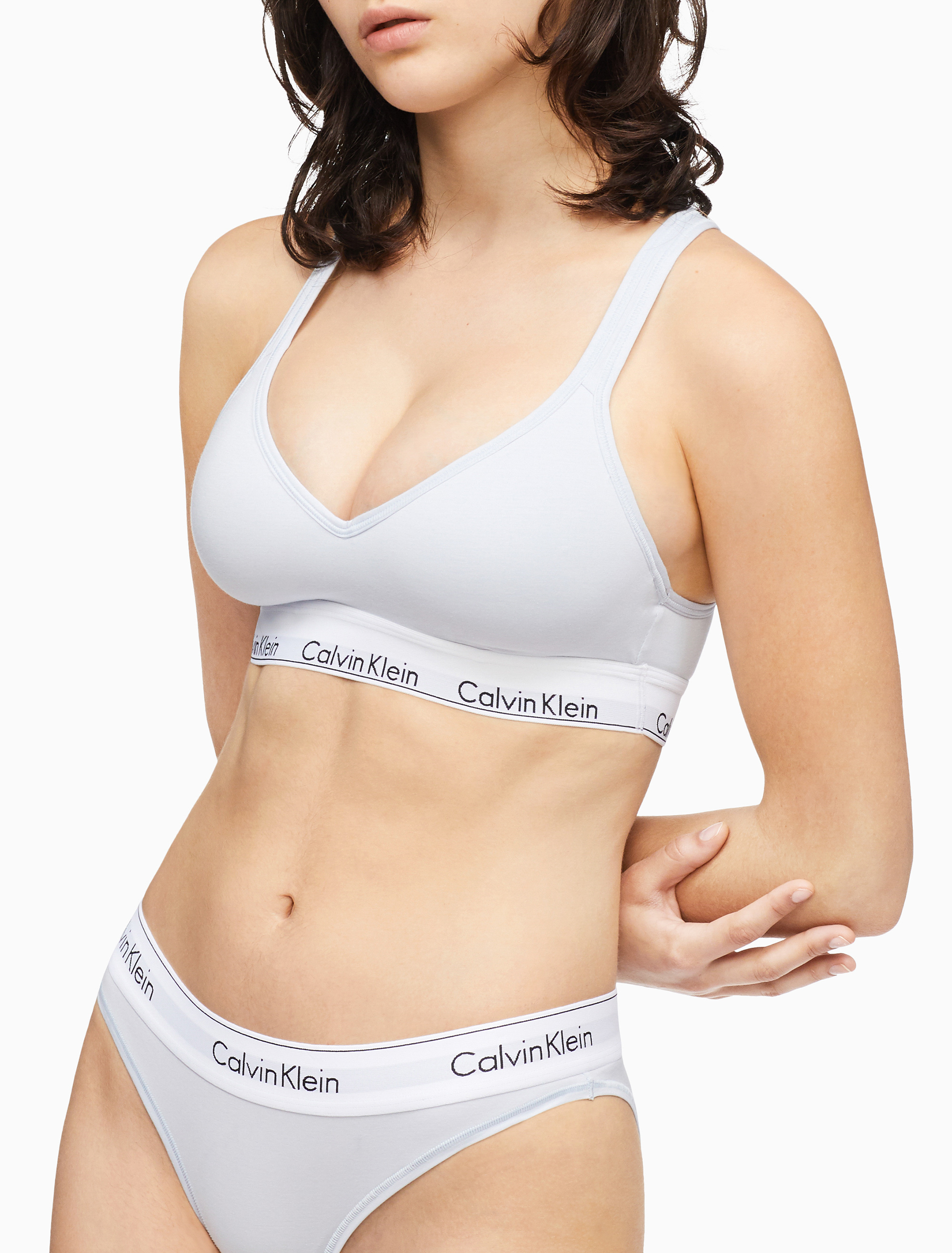 Modern Cotton Lined Bralette Bralettes Calvin Klein